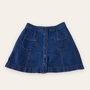 Denim Mini Skirt